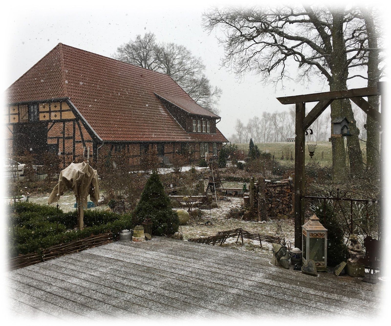 Eiskalter Frühlingsanfang an der Elbe