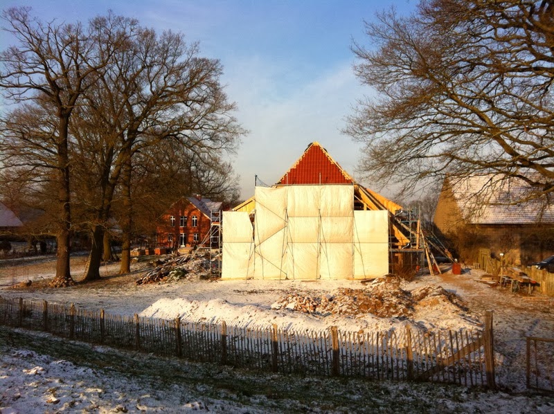 Frühlingsgefühle auf der Baustelle