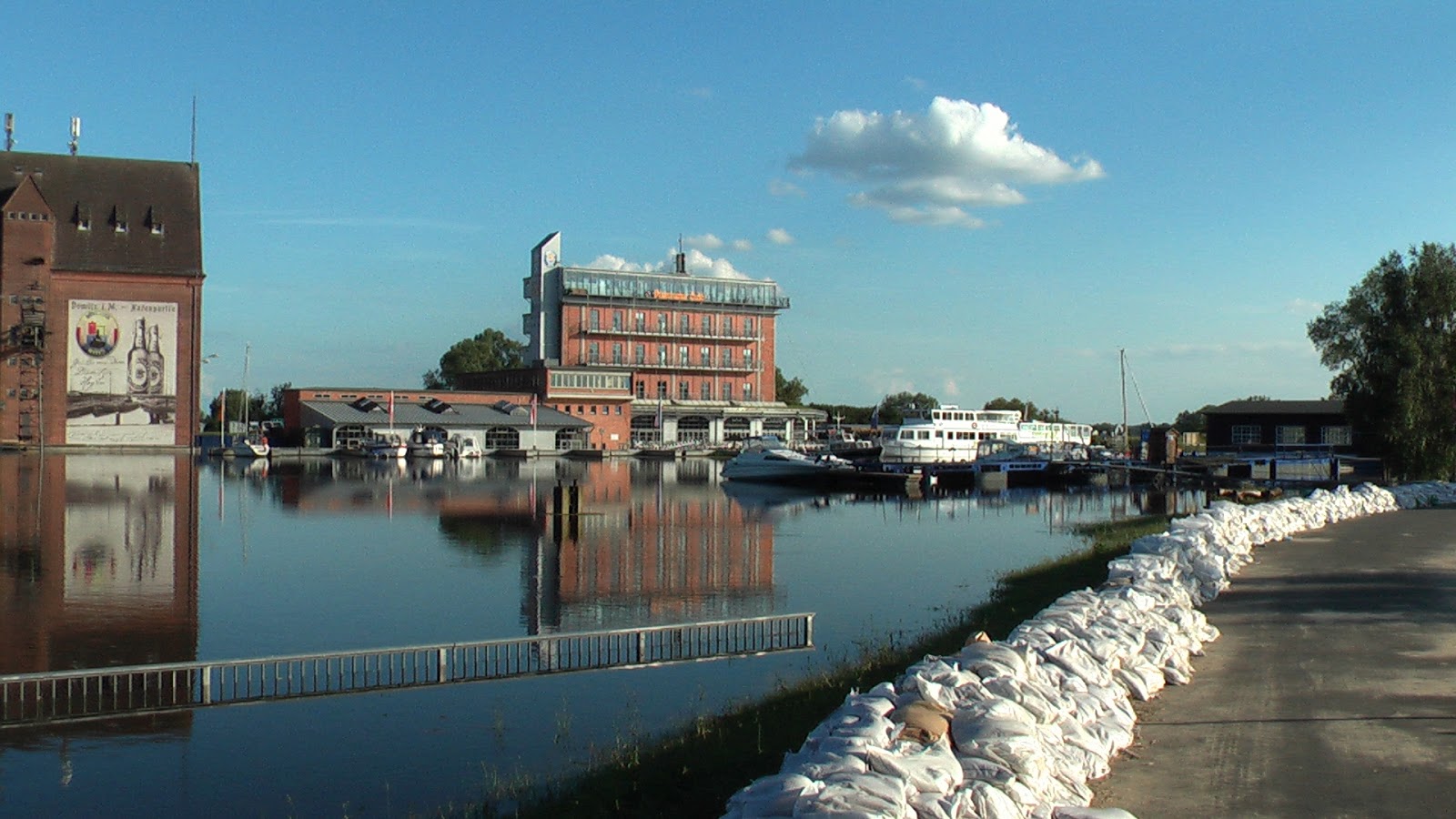 Der Hafen in Dömitz