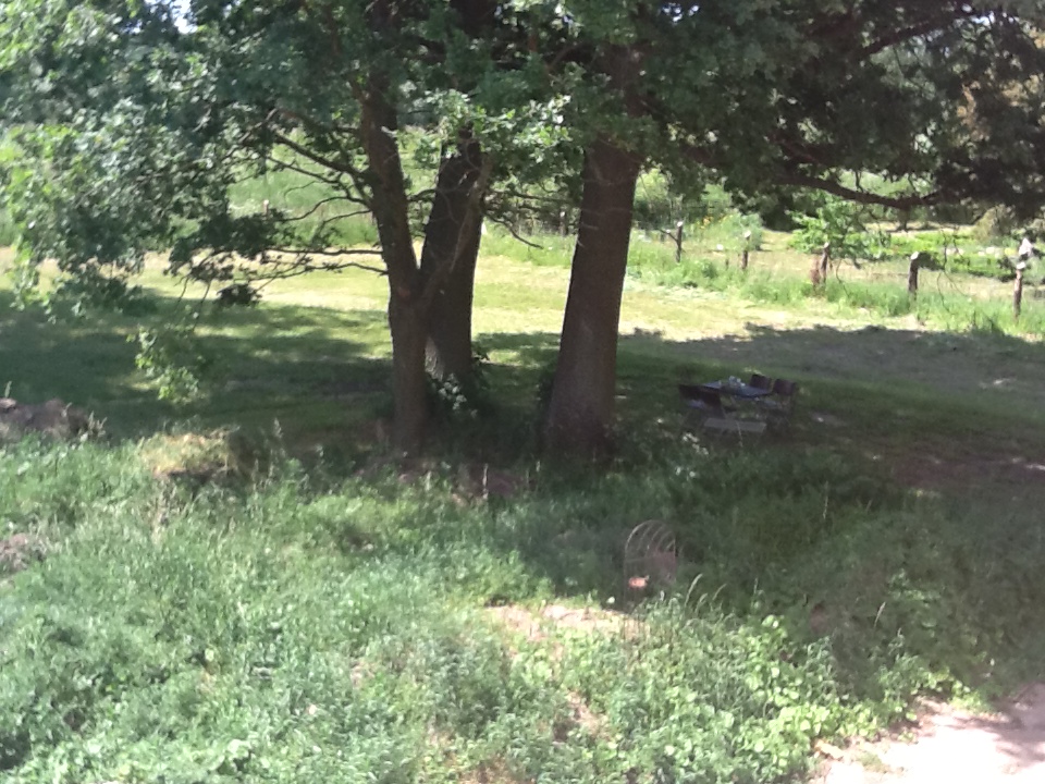 Camping im neuen Haus