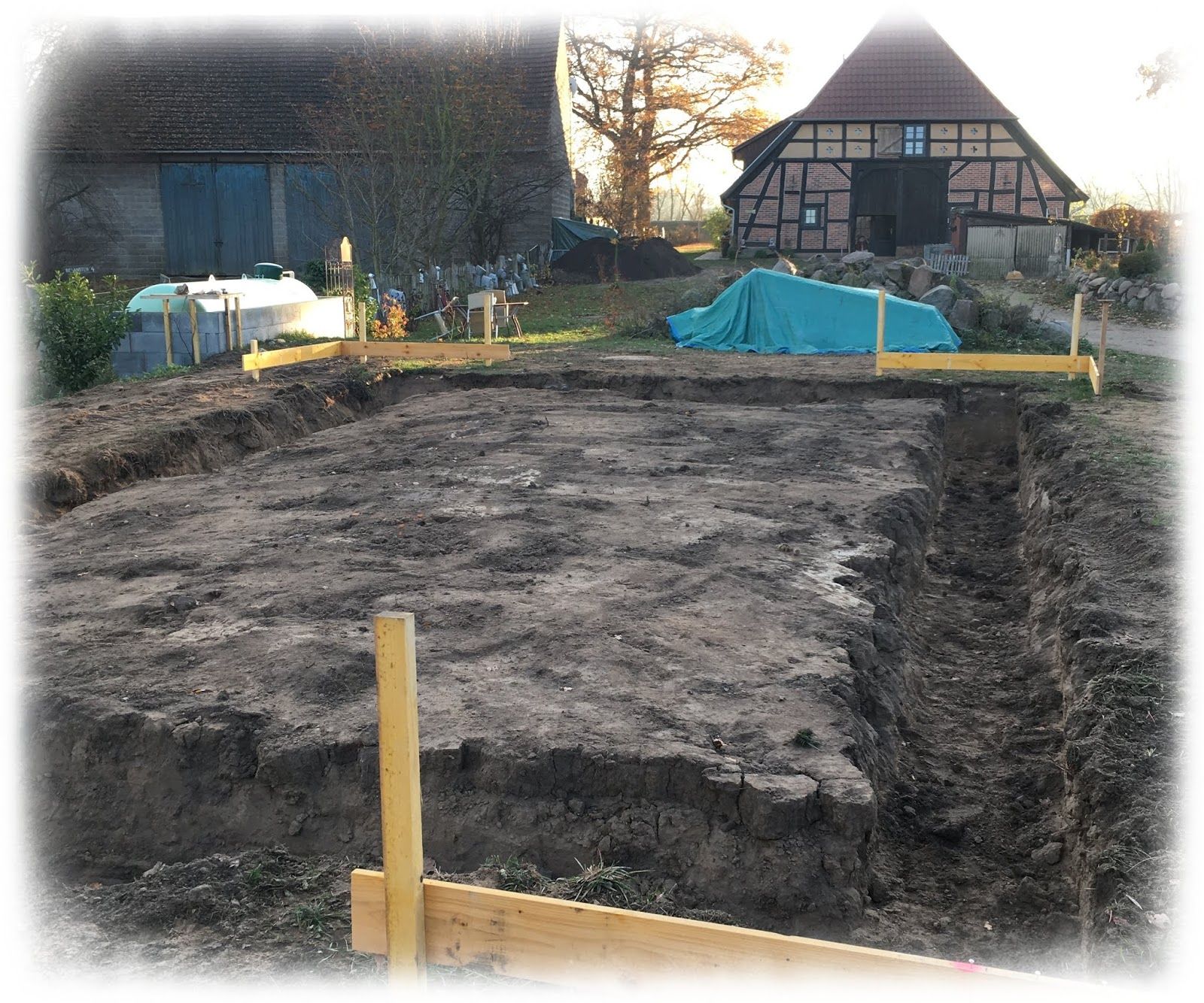 Großbaustelle in Besandten